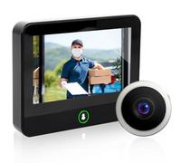 Yusat Mirilla Digital WiFi 1080P - Vigilancia por Aplicación con Amplio Ángulo, Mayor Seguridad con Cámara para Puerta,Mirilla Electrónica, Cámara de Puerta Mirilla, Mirillas Digitales para Puerta