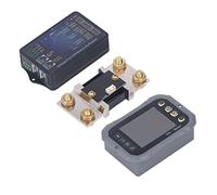 Yusat Monitor de batería, buena conductividad, cobre ABS, 2 formas, capacidad, indicador de batería