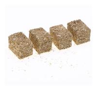 Yusat Pila de Paja en Miniatura para Decoración 2x2x2cm Modelo Granja (2 * 2 * 2CM 12 Piezas)