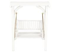 Yusat Silla Oscilante para Casa de Muñecas, Escala 1:12, Muebles de Jardín en Miniatura de Estilo Moderno para Casa de Muñecas