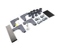 Yusat Soporte para Refrigerador Soporte Ajustable para Refrigerador 8 Pies Fuertes 4 Ruedas de Bloqueo Pedestal para Lavadora Base Multifunción