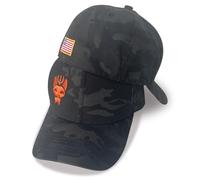 YUSENGMOO Gorra de béisbol Ajustada Camouflage Seal Tream Six Gorra táctica Seals Trident Gorra Flexible Airsoft (3,L)
