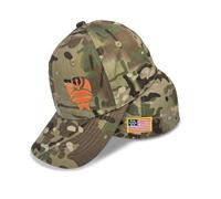 YUSENGMOO Gorra de béisbol Ajustada Camouflage Seal Tream Six Gorra táctica Seals Trident Gorra Flexible Airsoft (6,L)