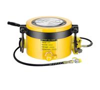 YushenFu Gato Hidráulico De Cilindro Simple Sólido De Alta Resistencia con Bomba Manual, Cilindro Hidráulico De 150T De Acción, Juegos De Cilindros De Elevación Hidráulicos De 2 Pulgadas De Carrera