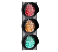 YushenFu Semáforo LED para Exteriores De 12 Y 16 Pulgadas Luces De Advertencia Impermeables De Señales De Tráfico, Luces Indicadoras Rojas/Verdes/Amarillas para La Seguridad Vial, 176-264V(Size:16In)
