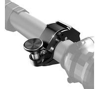 Yusheng Bicicleta, Cuerno Aluminio en Forma Q, Equipo Bicicleta para Bicicleta montaña, Bicicleta Carretera y Bicicleta Grava, se Adapta a manillares 22 mm a 24 mm