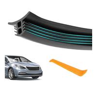 Yusheng Franja de Sello de Goma del capó Delantero - Tira de Sello de Goma de Alta Elasticidad para salpicadero de Coche de 63 Pulgadas - Accesorios Interiores automotrices para Coches de Carreras