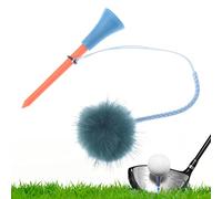 Yusheng Golf - Restablecer Tees para Golf con Cuerda Anti-Perdida - Regalos Deportivos para Amantes del Golf, Amigos, familias, colegas, Colores aleatorios, Adorno Pelota Felpa