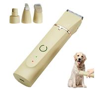 Yusheng Kit de Aseo para Perros | Cortas inalámbrico Recargable para Mascotas | Juego de recortadores de afeitadora duraderos para Perros de Grueso