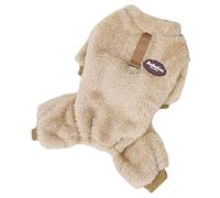 Yusheng PerTerciopelo | Pijama Terciopelo para PerForro Polar - Invierno para Perros pequeños, Mono para Mascotas, Ropa para Gatos para Caminar, Senderismo