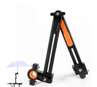Yusheng Soporte plegable para paraguas ajustable, soporte de paraguas para sillas de ruedas, andadores, andadores, bicicletas, silla de bebé, accesorios para silla de ruedas