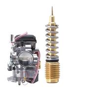 Yusheng Tornillo de Mezcla del Kit de reconstrucción de carbohidratos,Kits de Tornillos de Mezcla de ralentí de carburador - Ajuste el Tornillo de Aire del carburador FCR, CV40 CVK34 36 40mmTornillo