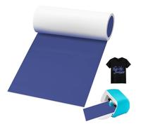 YushengTai Cri-Cut Joy Smart Iron On Azul, 14 cm x 300 cm, poliuretano, transferencia de calor, rollo de lámina textil, no requiere alfombrilla de corte, lámina textil para Cri-Cut Joy (azul real)