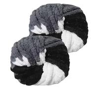 YushengTai Lana Gruesa para Tejer a Mano, 2 Piezas 500g Panda Lana Gruesa Suave y Cómodo, Chunky Yarn Cojines, Mantas, Bufandas, Gorros de Punto