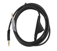 YushiTrading Cable de audio para auriculares de repuesto para Astro A10, A30, A40, A40 TR, cable de extensión para auriculares de juego de 3,5 mm con controlador de volumen integrado,
