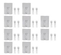 YushiTrading Conector de alimentación de batería de 10 Piezas, Conector de Fuente de alimentación de 50 A 600 V, Terminal de Cable de 16 mm² 6 AWG con contactos chapados en Plata de Cobre,