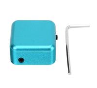 YushiTrading Magnetic Billiard Chalk Holder, Wireless Cue Chalk Storage Case, Strong Magnet Aluminum Alloy Pool Snooker Chalk Box with Hex Wrench for Metal Cues, Compact Lightweight Design for (Azul)