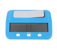 YushiTrading Temporizador de ajedrez con Funciones de recompensa y retardo, Reloj de ajedrez Digital, Temporizador Ascendente y descendente con Memoria de Alarma y Pantalla LCD para torneos y (Azul)