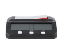 YushiTrading Temporizador de ajedrez con Funciones de recompensa y retardo, Reloj de ajedrez Digital, Temporizador Ascendente y descendente con Memoria de Alarma y Pantalla LCD para torneos y (Negra)