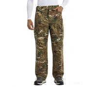 YUSHOW Pantalones de senderismo para hombre, para exteriores, resistentes, pantalones cargo, transpirables, de algodón, tácticos, para senderismo, trabajo, hombres, trekking, con bolsillos, CP, XL