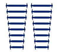 Yusimu Cordones Elásticos para Zapatillas y Zapatos | Cordones Autoajustables Impermeables para Converse, Air Force, Botas y Calzado Deportivo | Elásticos de Silicona - Azul Real
