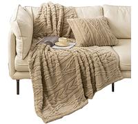 YUSOKI Manta Sherpa con diseño elegante 3D, súper suave, acogedora, cálida, gruesa, afelpada, mullida, mullida, para adolescentes, niñas, mujeres, sofá, cama, silla, regalo para hombres y niños (color