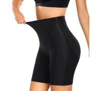 Yuson Girl Braga Fajas Reductoras Mujer Adelgazante Braguitas sin Costuras Moldeadoras Invisible Levanta Glúteos Cintura Alta Abdomen Braga Vientre Plano Pantalones Cortos(Negro, L)