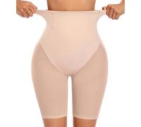 Yuson Girl Braga Fajas Reductoras Mujer Cintura Alta Ultra Levanta Glúteos Adelgazante Shapewear Moldeadoras Vientre Plano Control Abdomen Pantalones Cortos Sin Costuras Invisible(Nude, L)