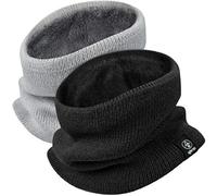 Yuson Girl Unisexo Invierno Bufanda Tubular Cuello de Punto Térmica con Forro Polar Pasamontañas Calentador Braga de Cuello Cálido Hombre Mujer para Running Esqui Ciclismo Snowboard