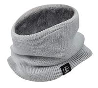 Yuson Girl Unisexo Invierno Bufanda Tubular Cuello de Punto Térmica con Forro Polar Pasamontañas Calentador Braga de Cuello Cálido Hombre Mujer para Running Esqui Ciclismo Snowboard(Gris claro)