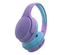 YUSONIC Auriculares Bluetooth para niños, Auriculares inalámbricos para niños pequeños ，para niñas, Viajes, Escuela, teléfono, Tablet, PC, iPad, Laptop, (Purple)