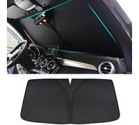 YUSOPOADS Parasol Delantero Coche, Sol Sombra, para Suzuki Baleno 2018-2024 Protector Solar Cubierta de Parabrisas,Plegable Sombrilla Resistir a Los Rayos UV