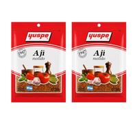 Yuspe Ají Molido 50 g x 2 | Pack de 2 Unidades | Condimento Picante para Carnes, Empanadas, Guisos y Comida Argentina | Ají Triturado de Sabor Intenso