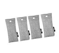 YUSSEQDD 4 bolsas purificadoras de aire de carbón bambú: adiós a los olores en zapatos, coches y equipo (paquete 4)