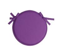 YUSSEQDD 4x cojines de silla Comfort con lazos suaves y transpirables para soporte cojín para silla cojín de algodón, púrpura