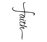 YUSSEQDD Arte minimalista de fe y esperanza, letras de metal ligeras para decorar la pared, ideal para un hogar con estilo. Fe, esperanza, familia y amor.