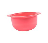 YUSSEQDD Calentador de cera Licone, recipiente para derretir cera, duradero, reutilizable, evita desperdicios, Rosa, 14x7 cm