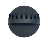 YUSSEQDD Colector de Cabello de Silicona Duradero con Fuerte adsorción, colección de Cabello ABS fácil de Limpiar para bañarse y ducharse, Negro