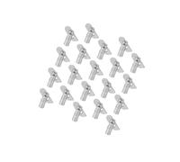 YUSSEQDD Conector de unión de andamio Pasador biela andamio Industrial Resistente y Duradero No se daña ni se rompe fácilmente Piezas del Conector unión, Plata, 11 x 38 mm