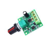 YUSSEQDD Controlador de velocidad ajustable PWM Módulo controlador de velocidad motor CC Regulador intensidad LED Multivoltaje Fácil usar para diversas aplicaciones Mini motor CC Control