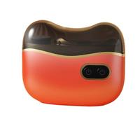 YUSSEQDD Cortauñas eléctrico portátil para viajes y hogar. Cortauñas automático. Cortauñas eléctrico ABS. Manicura, naranja