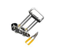 YUSSEQDD Dobladora de bordes de chapa metal portátil para hacer bordes plegables para jardín y granja, color azul, Negro, 7.1 x 19.2 x 25 cm