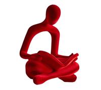 YUSSEQDD Estatua de Pensador Abstracto, Arte, decoración del hogar, Humana, decoración de Oficina, Estante Coleccionable, Detalles Elegantes, Moderna, estantería, colección