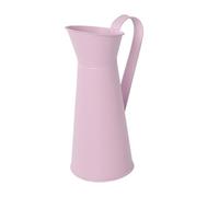 YUSSEQDD Florero para Blanco Elegante para Flores, Jarra de Metal galvanizado, Jarra Decorativa de Granja, florero de Metal galvanizado de Hierro, do