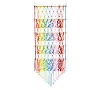 YUSSEQDD Hamaca de red para juguetes de pared, elástica, para colgar peluches, organizador de almacenamiento, hamaca de peluche elástica, hamaca de Para madera para juguetes, B