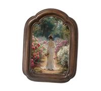 YUSSEQDD Marco de fotos decorativo de, fácil instalar, opción regalo, artículo decoración para salas estar madres e hijas, marco fotos resina, adorno escritorio para, Estilo B