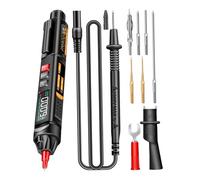 YUSSEQDD Multímetro digital profesional de 6000 cuentas con pantalla LCD, comprobador de voltaje sin contacto 4000 cuentas. Multímetro digital profesional 6000 con