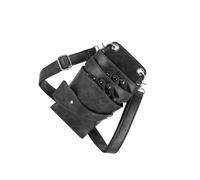 YUSSEQDD Organizador de Viaje para peluquería Bolsa portátil de Piel sintética con Correa Ajustable para peluqueros y estilistas On Go Peine Empuje Clip Tijera Bolsa