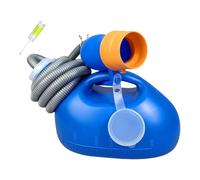YUSSEQDD Orinal masculino con tapa y asa, práctico orinal para viajes nocturnos al aire libre, ideal para personas mayores. de viaje para hombres mayores, , 3000 ml Azul , Diámetro 5.5 cm