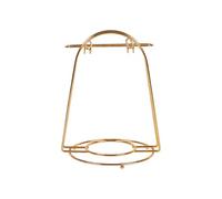 YUSSEQDD Soporte Moderno y Elegante para Tazas de café, para encimera, con Capacidad para 2 Tazas, Color Dorado, Oro, Capacidad para 4